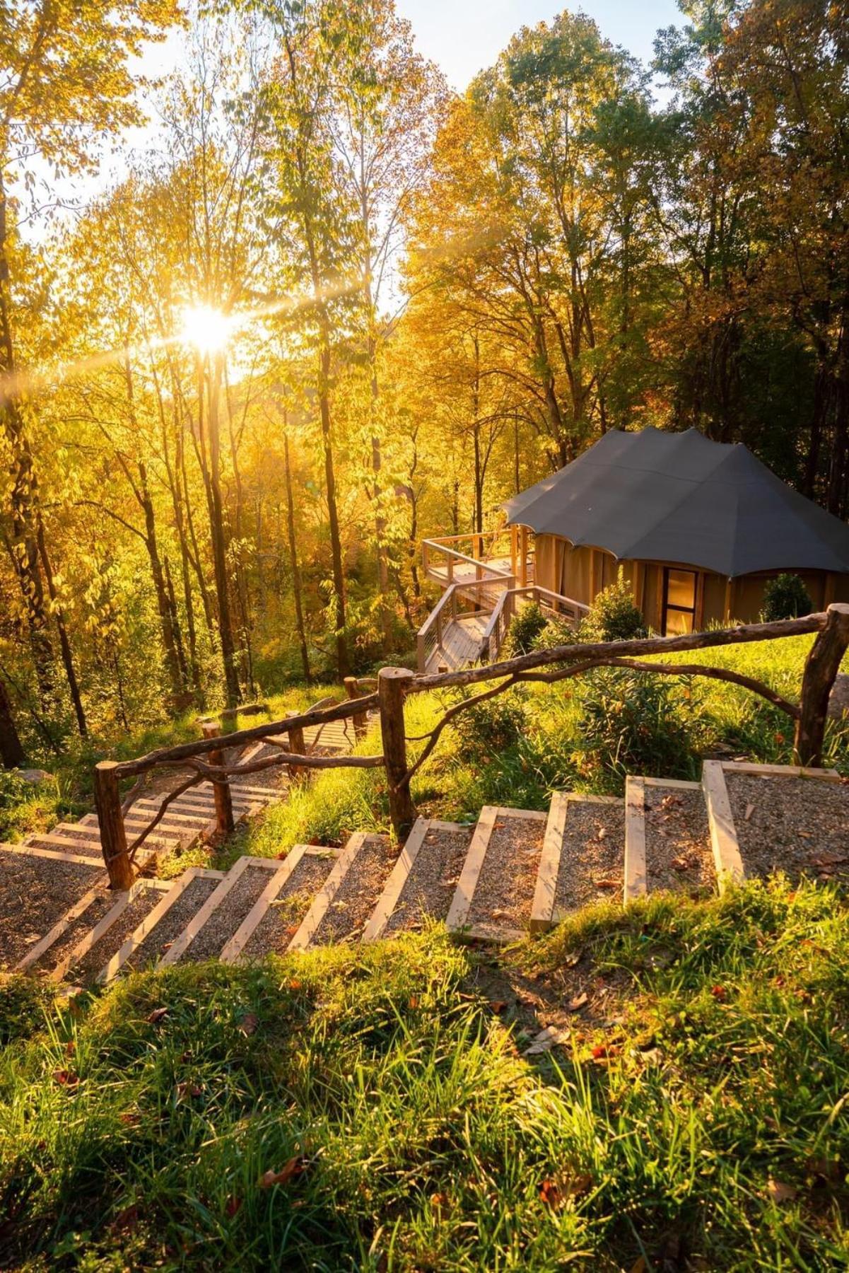 Hotel Elk & Embers Mountain Hideaway Waynesville Exteriér fotografie